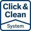 ระบบ Click & Clean – คุณประโยชน์ที่ดีเยี่ยม 3 ประการ มองเห็นพื้นผิวการทำงานชัดเจน: ทำงานได้แม่นยำและรวดเร็วยิ่งขึ้น คัดแยกฝุ่นอันตรายได้ทันที: ปกป้องสุขภาพของคุณ ฝุ่นน้อย: ยืดอายุการใช้งานของเครื่องมือและอุปกรณ์เสริม