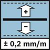 ความแม่นยำในการปรับระนาบ 0.2 มม. ความแม่นยำในการปรับระนาบ ± 0.2 มม./ม.