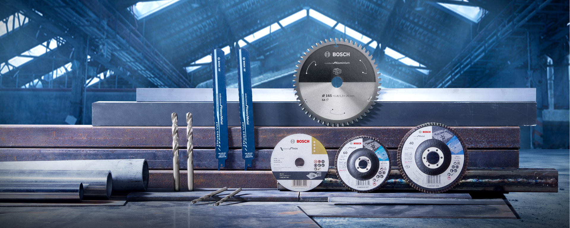 BOSCH PROFESSIONAL<br/>สำหรับการทำงานเหล็กที่มีประสิทธิภาพ